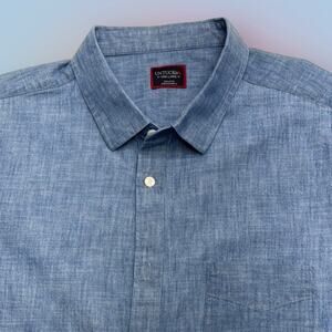 UNTUCKit  Men's 3XL Blue Button Down Dress Shirt